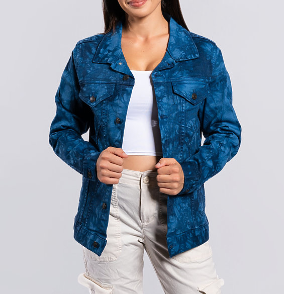 TIE DYE DENIM JACKET
